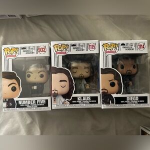 Umbrella Academy Funko pops